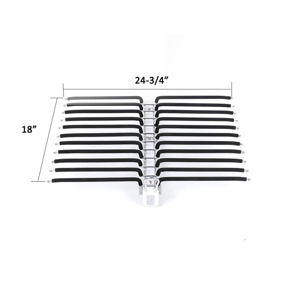 LUANT Pull out Closet Pants Hanger Bar Clothes Organizers with 22 Arms for Space Saving and Storage, 24-2/5" x 18"
