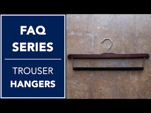 In this video, Kirby Allison discusses a frequently asked question on the topic of the Difference Between Our Trouser Hangers