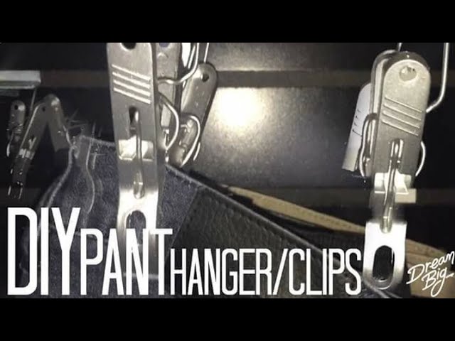 DIY Pant Hanger/Clips by David Owen Creates (3 years ago)