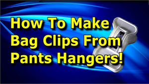 How to Make Bag Clips from Pants Hangers by Ziotech Videos (4 years ago)