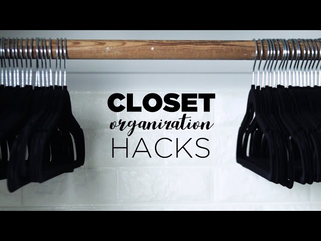 Here is what you'll need! CLOSET ORGANIZATION HACKS 1
