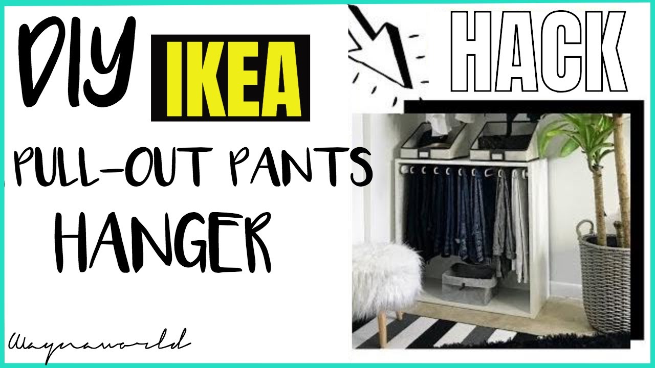 Another Ikea Hack for you guys! Today I've created a DIY Komplement pull-out hanger pax wardrobe