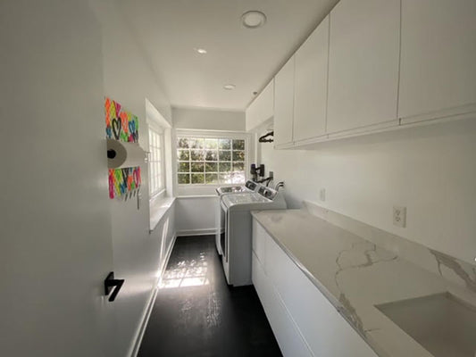 IKEA Laundry Room Keeps Space Nice and Neat