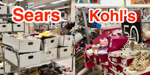 We shopped at Sears and Kohl's and both were overwhelmingly messy