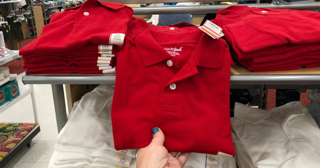 Cat & Jack Uniform Polos from $2.80, Pants from $7 at Target | Backed by 1-Year Guarantee