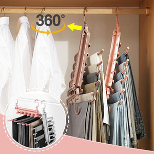 6-Layers Detachable Folding Pants Hanger