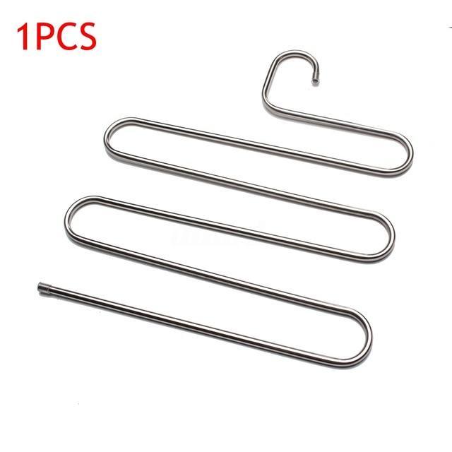 S Type Clothes Pants Hanger Trouser Multi Layers Storage Rack